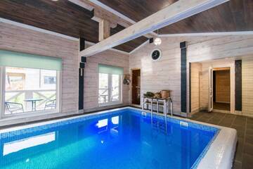 Фото номера Вилла с собственным бассейном Виллы Sauna House Zarechnoe г. Zarechnoye 25